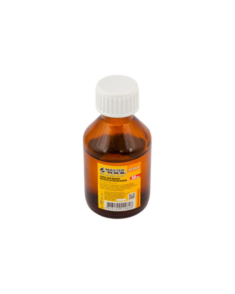 Кислота ортофосфорна Mastertool - 30 г, скло (42-0131)