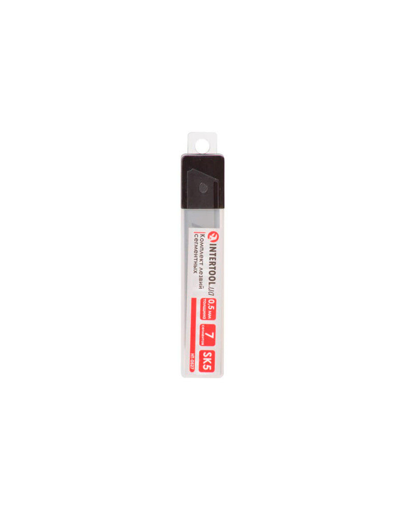 Лезо сегментне Intertool - 18 мм x 7 сегментів (10 шт.) Pro (HT-0527)
