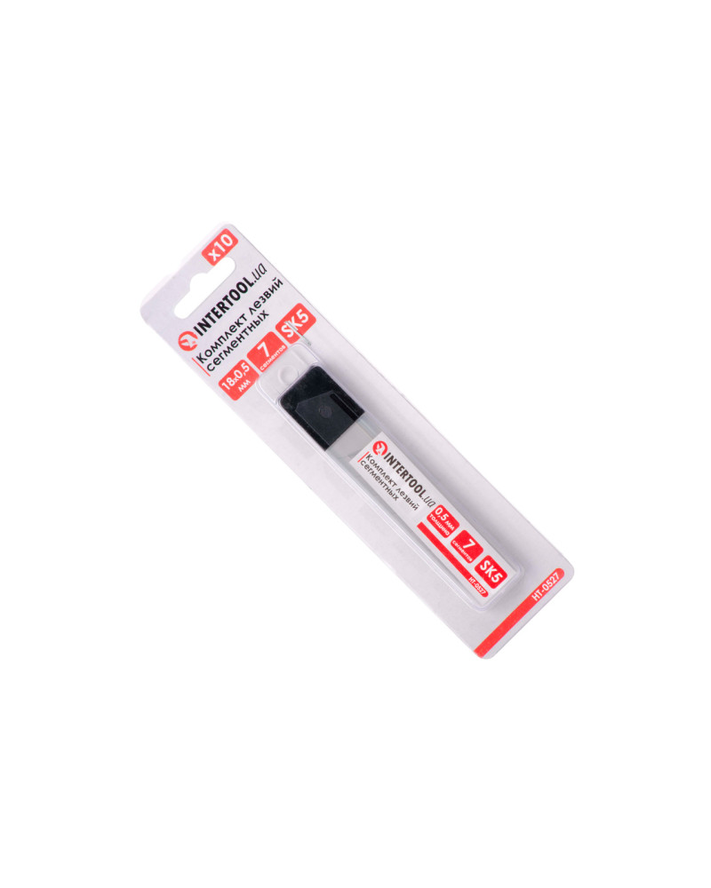 Лезо сегментне Intertool - 18 мм x 7 сегментів (10 шт.) Pro (HT-0527)