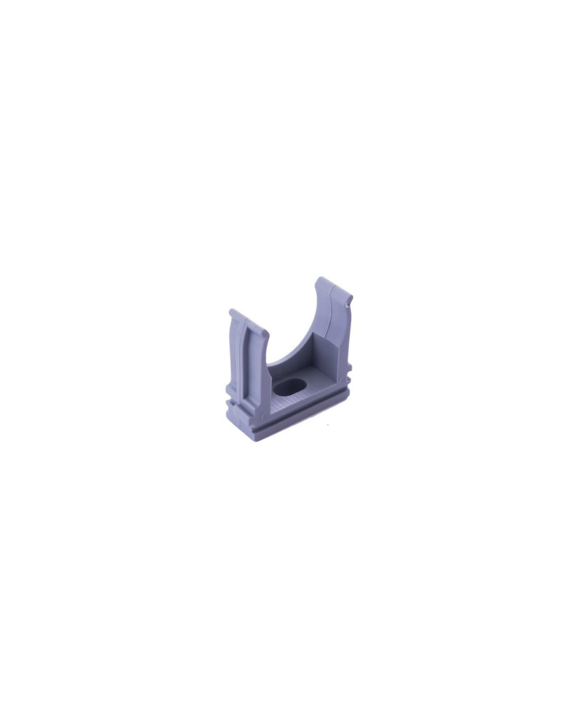 Кліпса для гофри Apro - 25 мм сіра (50 шт.) (KG-25G)