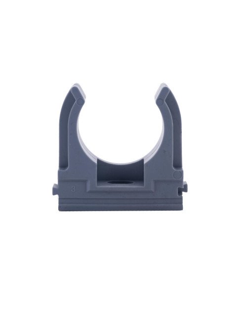 Кліпса для гофри Apro - 32 мм сіра (50 шт.) (KG-32G)