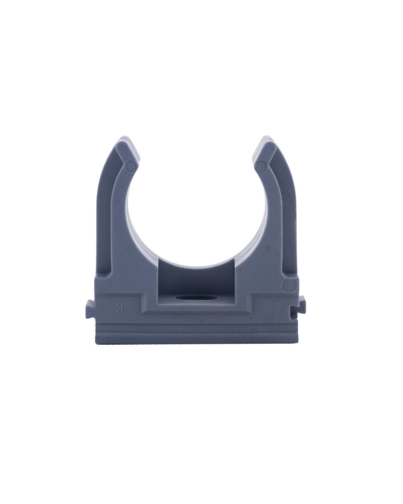 Кліпса для гофри Apro - 32 мм сіра (50 шт.) (KG-32G)