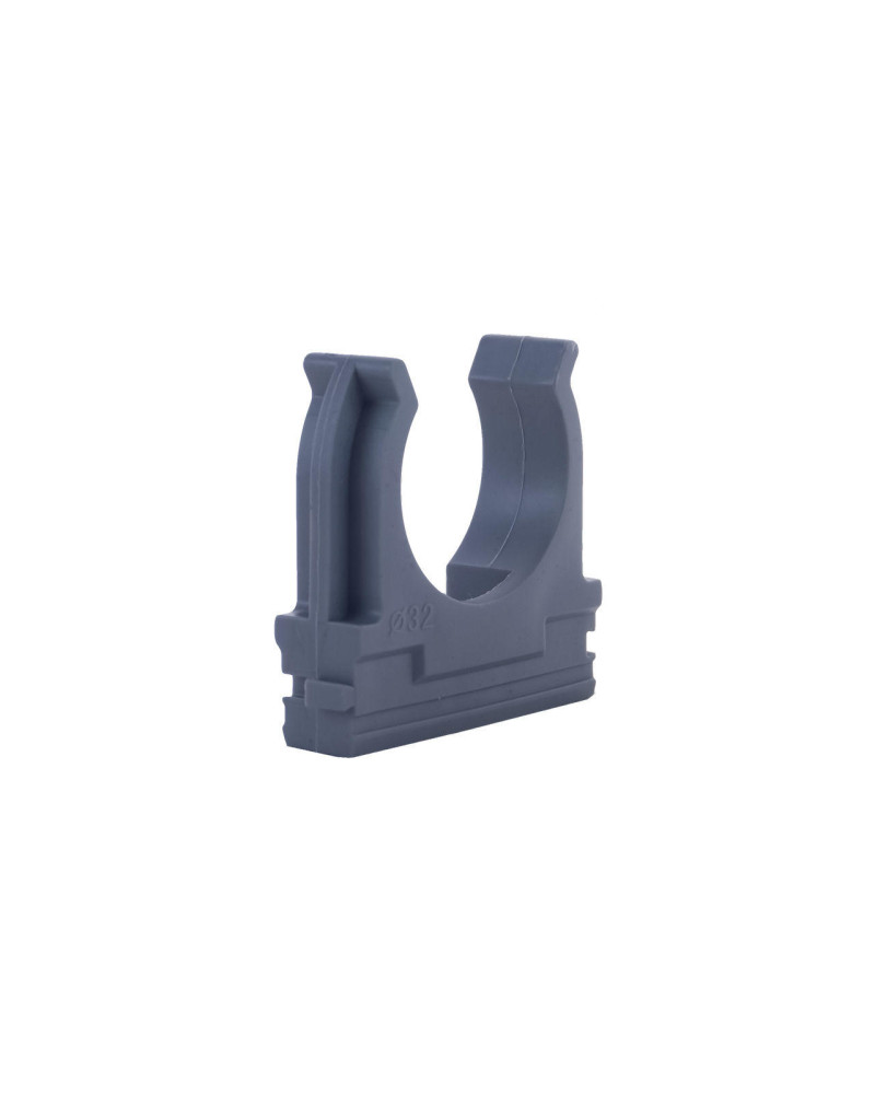 Кліпса для гофри Apro - 32 мм сіра (50 шт.) (KG-32G)