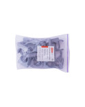 Кліпса для гофри Apro - 40 мм сіра (25 шт.) (KG-40G)