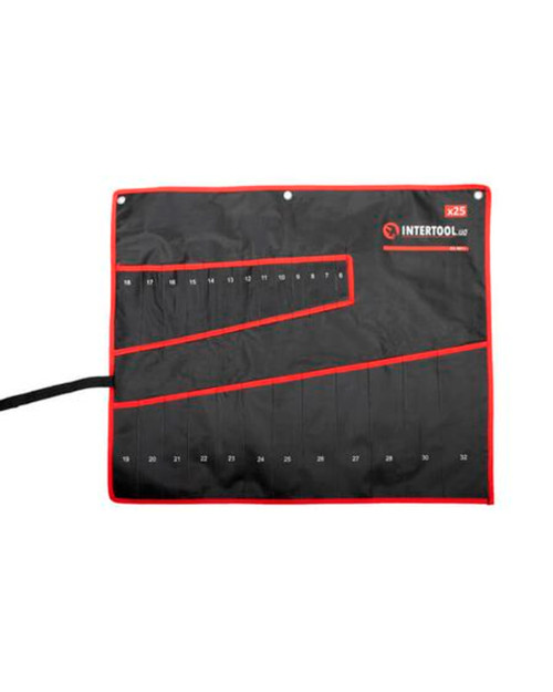 Чохол для гайкових ключів Intertool - 25 кишень 460 x 680 мм (BX-9011)