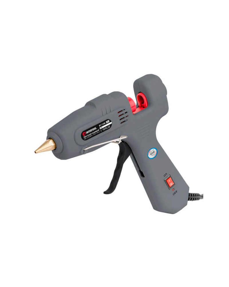 Пістолет клейовий Intertool - 11,2 мм x 80 Вт (RT-1104)