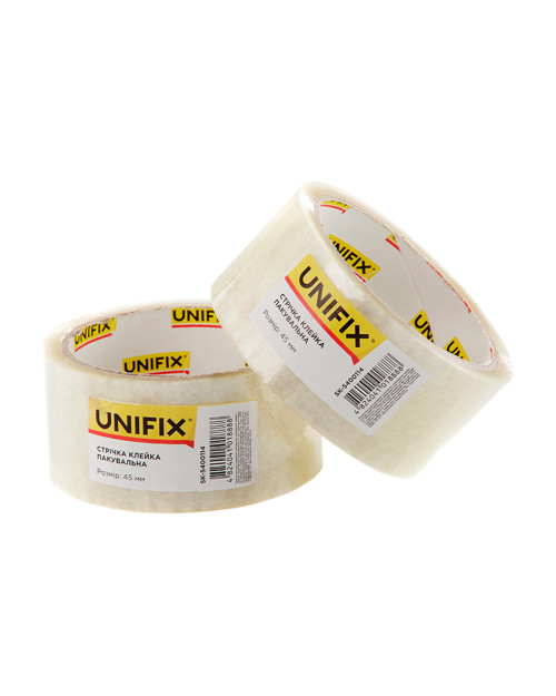 Скотч Unifix - 45 мм x 50 м x 40 мкм, прозорий (SK-5400114)
