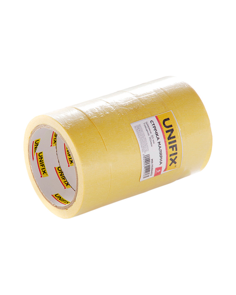 Стрічка малярська Unifix - 30 мм x 40 м жовта (MR-7030472)
