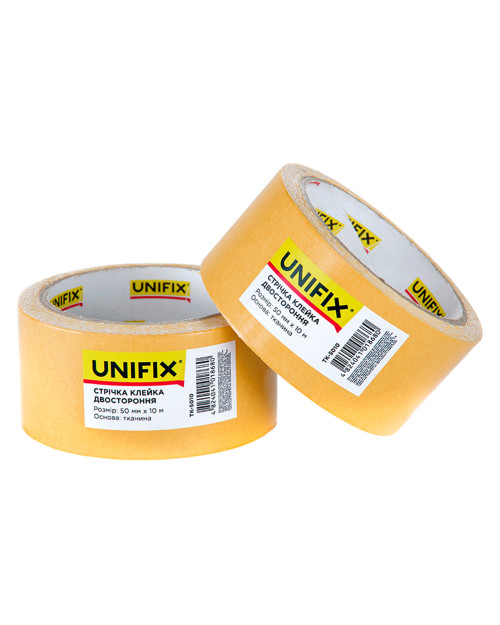 Скотч двосторонній Unifix - 50 мм x 10 м тканина (TK-5010)