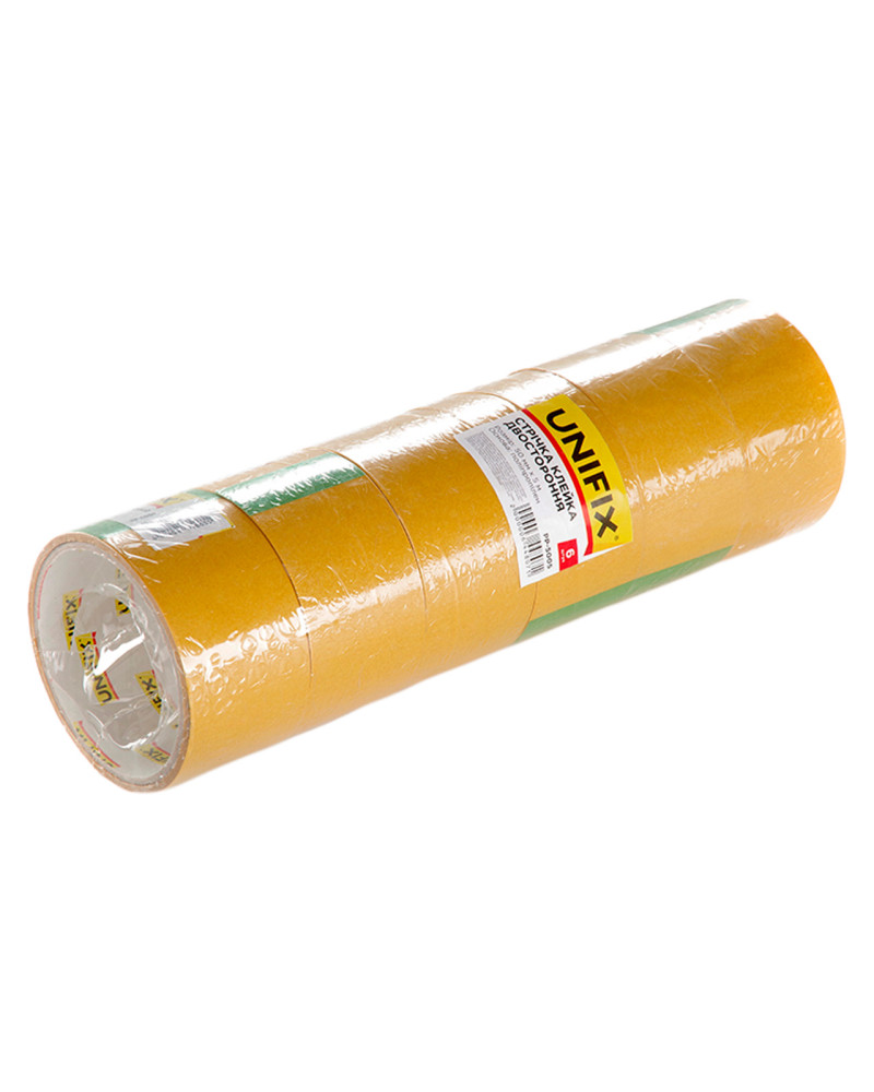 Скотч двосторонній Unifix - 50 мм x 5 м поліпропілен (PP-5005)