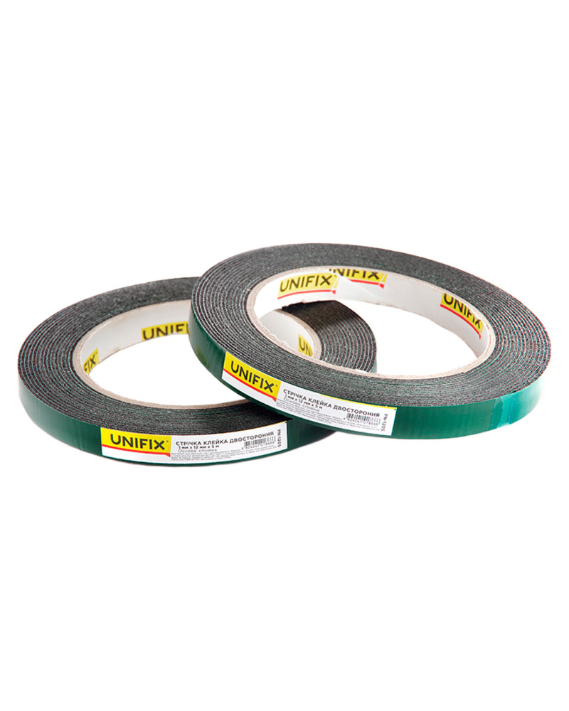 Скотч двосторонній Unifix - 12 мм x 5 м спінений (PN-1205)