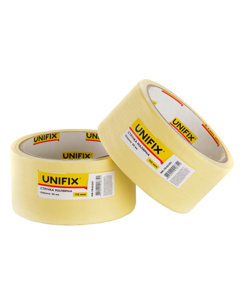 Стрічка малярська Unifix - 48 мм x 20 м жовта (MR-7840261)