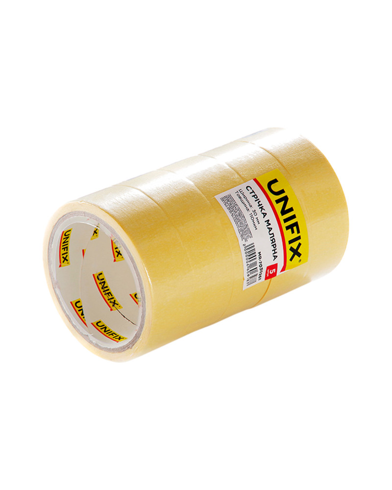 Стрічка малярська Unifix - 30 мм x 20 м жовта (MR-7030261)