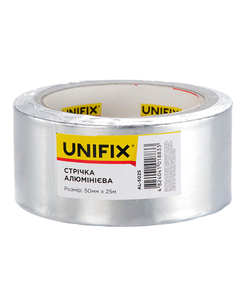 Скотч алюмінієвий Unifix - 50 мм x 25 м (AL-5025)