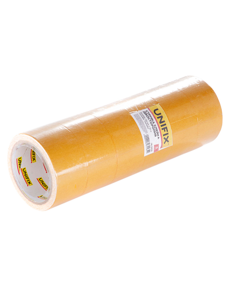 Скотч двосторонній Unifix - 50 мм x 25 м тканина (TK-5025)
