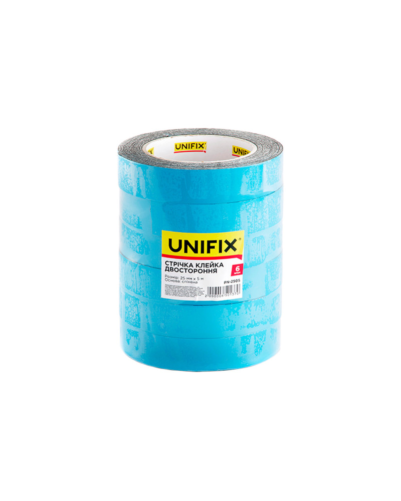 Скотч двосторонній Unifix - 25 мм x 5 м спінена (PN-2505)