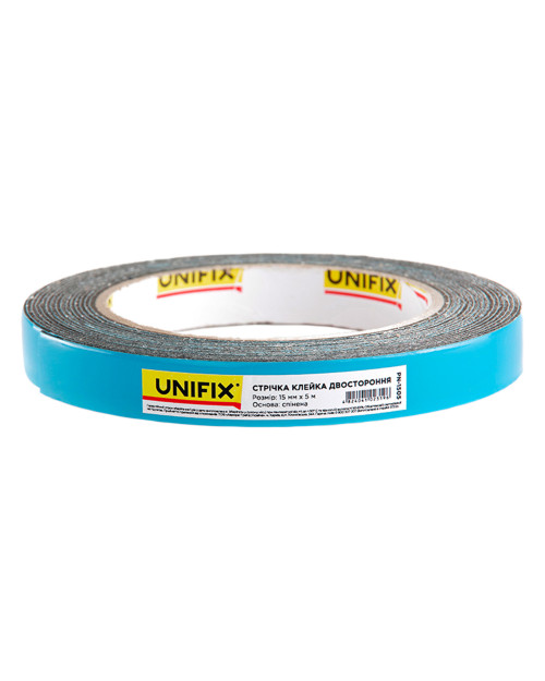 Скотч двосторонній Unifix - 15 мм x 5 м спінена (PN-1505)