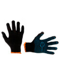 Рукавички Intertool - 70/30 з точкою 55г чорні 10