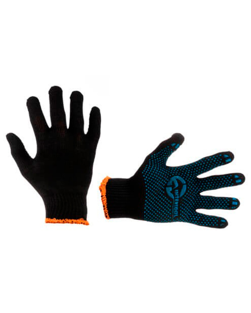 Рукавички Intertool - 70/30 з точкою 55г чорні 10