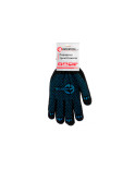Рукавички Intertool - 70/30 з точкою 55г чорні 10