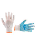 Рукавички Intertool - 70/30 з точкою 55г білі 10