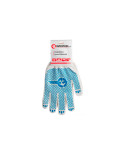 Рукавички Intertool - 70/30 з точкою 55г білі 10