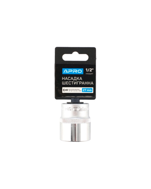 Головка шестигранна Apro - 27 мм x 1/2