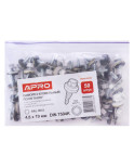Саморіз покрівельний Apro - 4,8 x 19 мм RAL 9003 (50 шт.) (9R648199003)