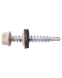 Саморіз покрівельний Apro - 4,8 x 35 мм RAL 1015 (50 шт.) (SDS48351015)