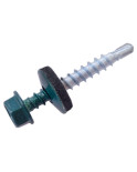 Саморіз покрівельний Apro - 4,8 x 35 мм RAL 6005 (50 шт.) (SDS48356005)