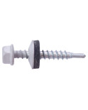 Саморіз покрівельний Apro - 4,8 x 35 мм RAL 9006 (50 шт.) (SDS48359006)