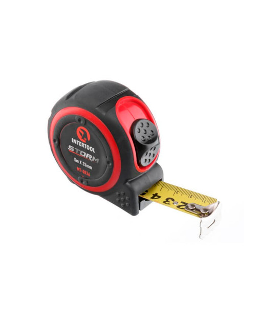 Рулетка Intertool - 5 м x 25 мм Storm (MT-0836)