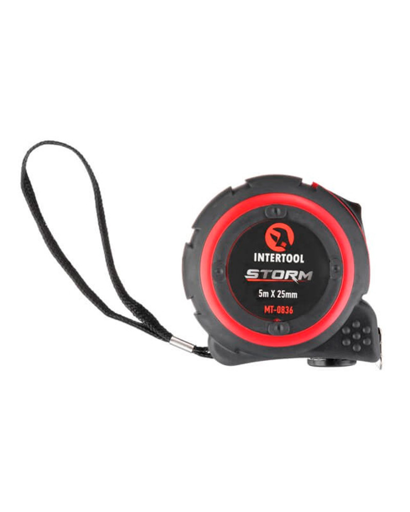 Рулетка Intertool - 5 м x 25 мм Storm (MT-0836)