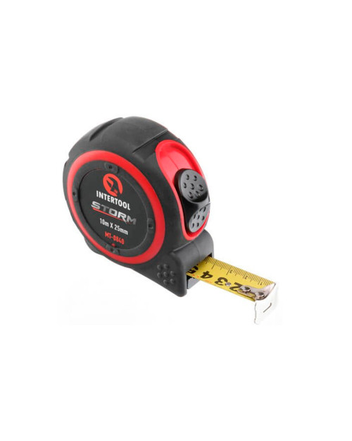 Рулетка Intertool - 10 м x 25 мм Storm (MT-0840)