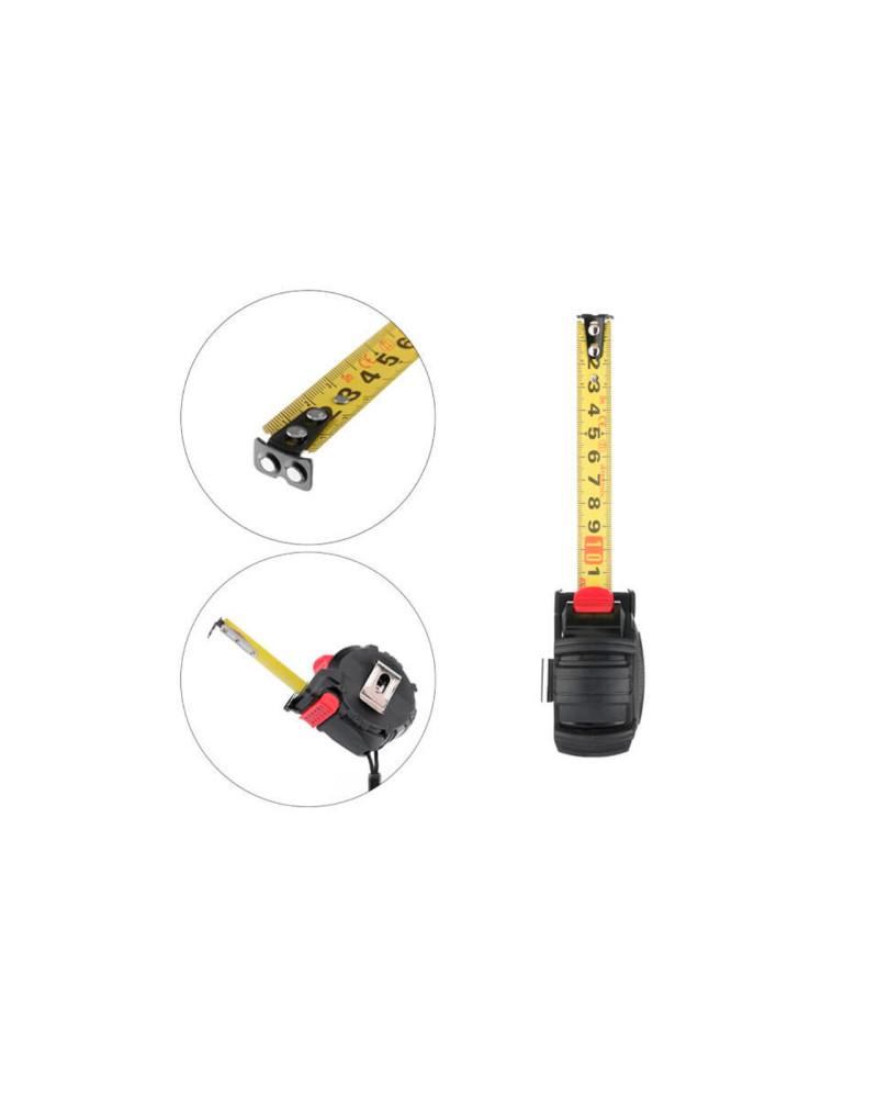Рулетка Intertool - 3 м x 16 мм Storm магніт (MT-0823)