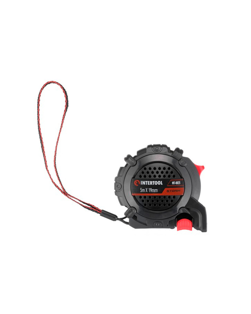 Рулетка Intertool - 5 м x 19 мм Storm магніт (MT-0825)
