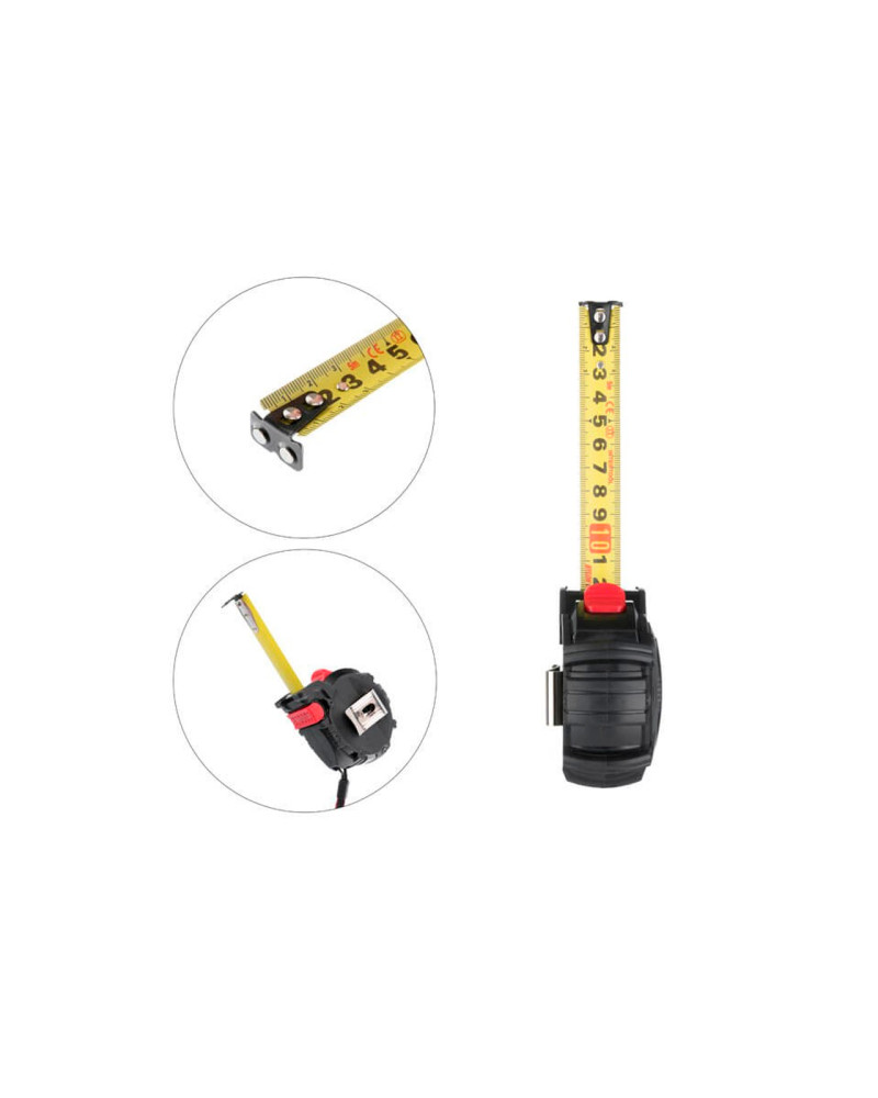 Рулетка Intertool - 5 м x 19 мм Storm магніт (MT-0825)