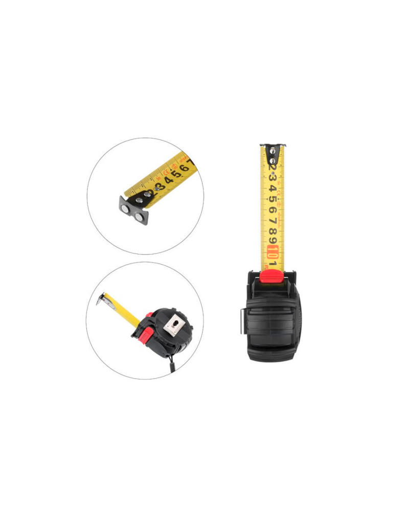Рулетка Intertool - 5 м x 25 мм Storm магніт (MT-0826)