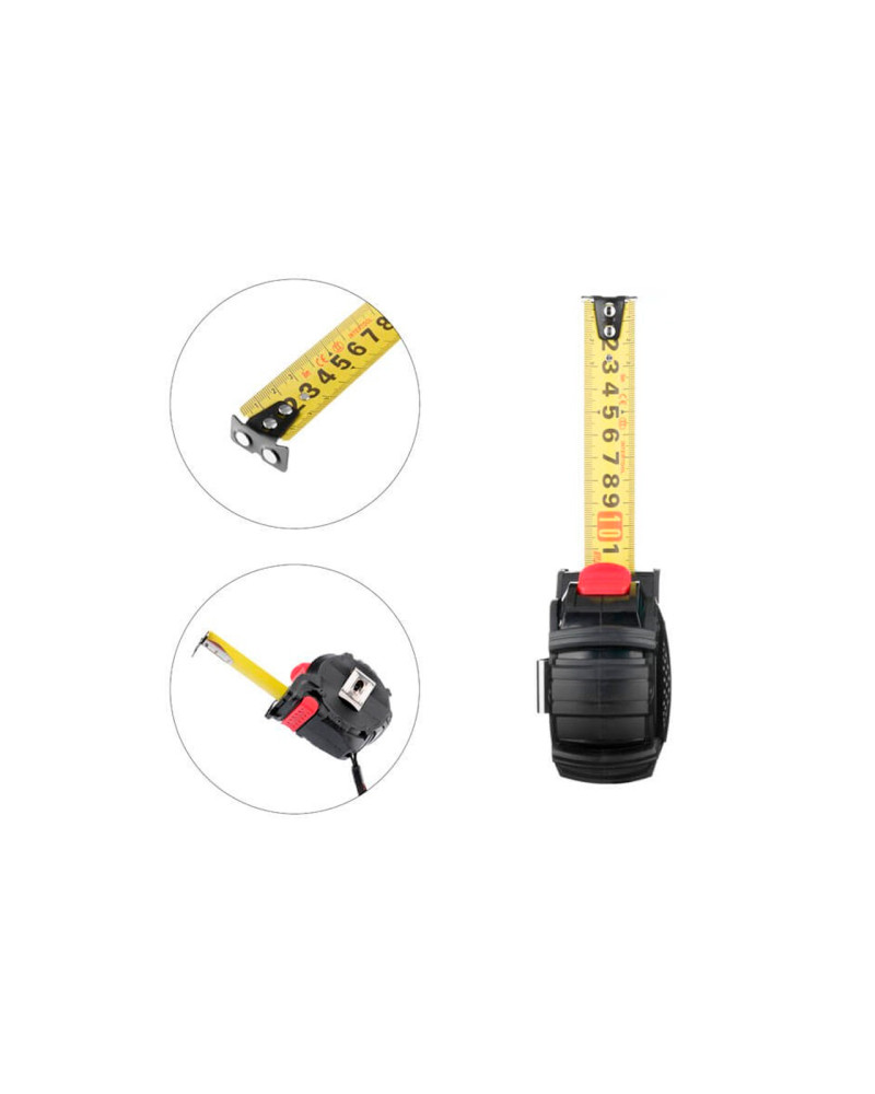 Рулетка Intertool - 8 м x 25 мм Storm магніт (MT-0828)