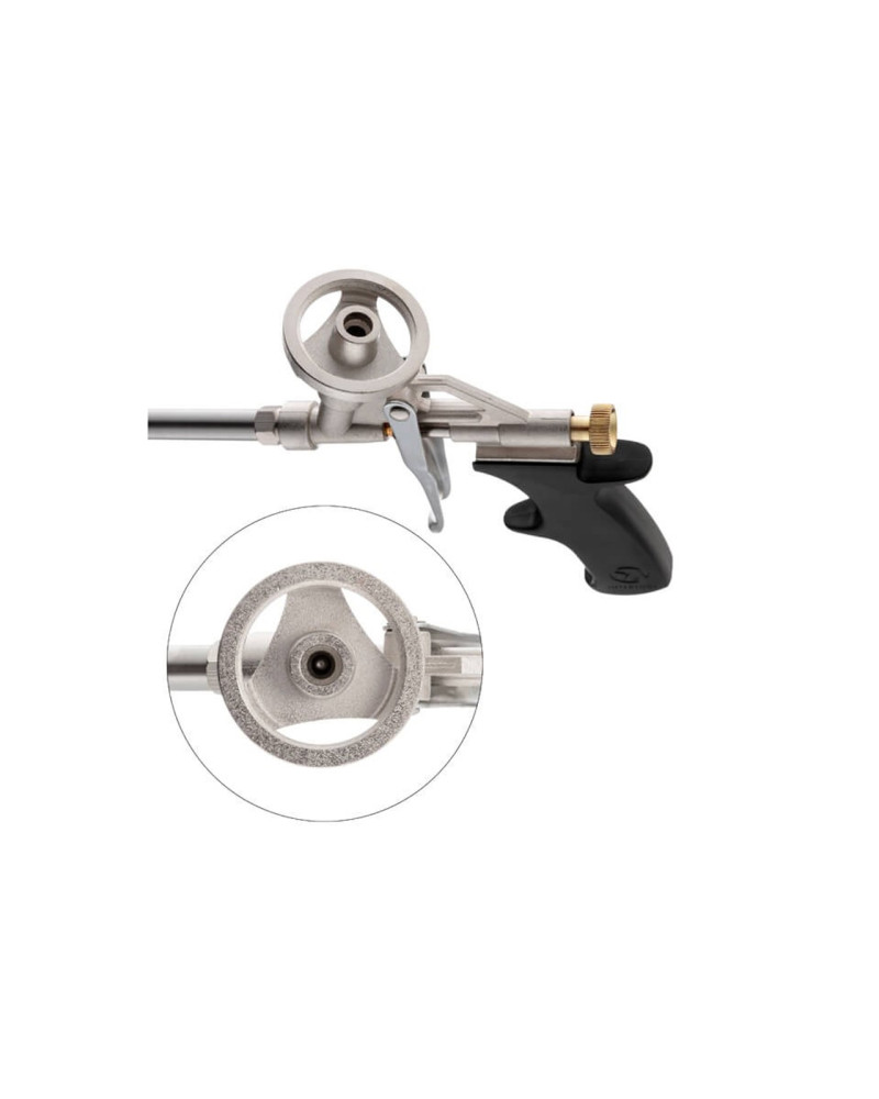 Пістолет для піни Intertool - 630мм нікель (PT-0650)