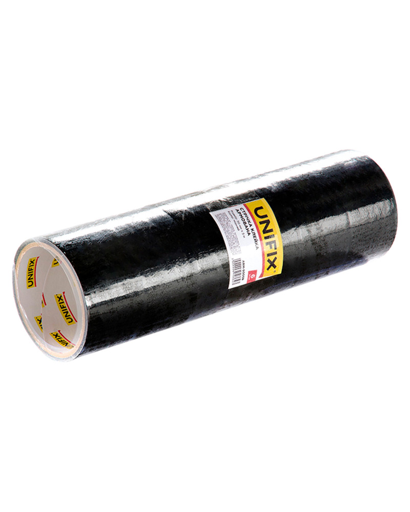Стрічка армована Unifix - 50 мм x 5 м Чорна (ARM-5005B)