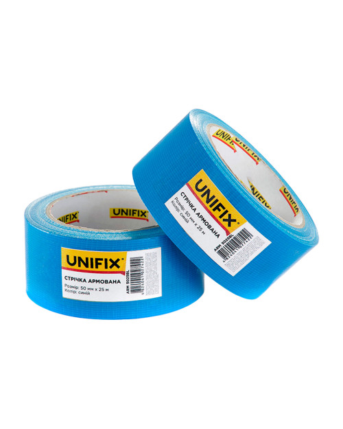 Стрічка армована Unifix - 50 мм x 25 м синя (ARM-5025BL)