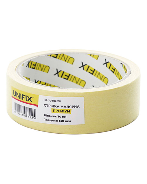 Стрічка малярська Unifix - 30 мм x 20 м преміум (MR-7030261P)