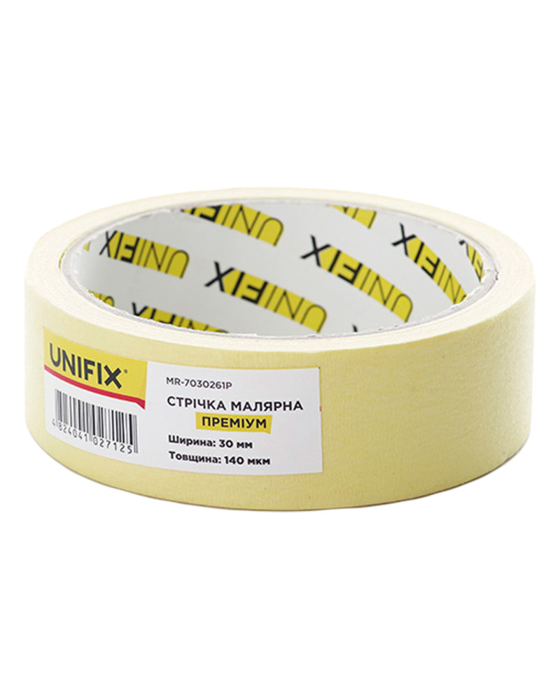 Стрічка малярська Unifix - 30 мм x 20 м преміум (MR-7030261P)