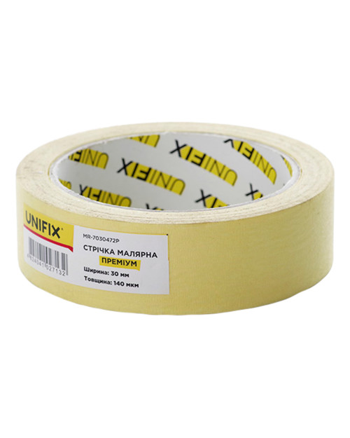 Стрічка малярська Unifix - 30 мм x 40 м преміум (MR-7030472P)