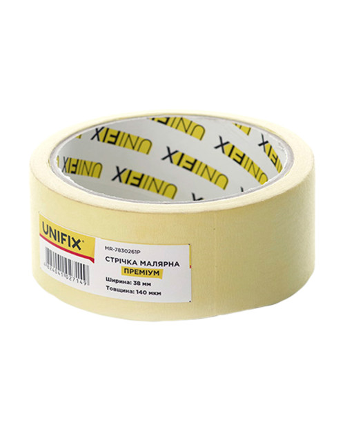Стрічка малярська Unifix - 38 мм x 20 м преміум (MR-7830261P)
