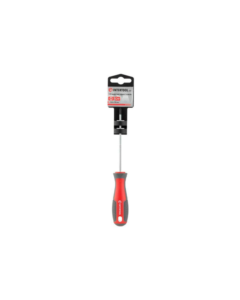 Викрутка Intertool - PH0 x 100 мм Pro (VT-3314)