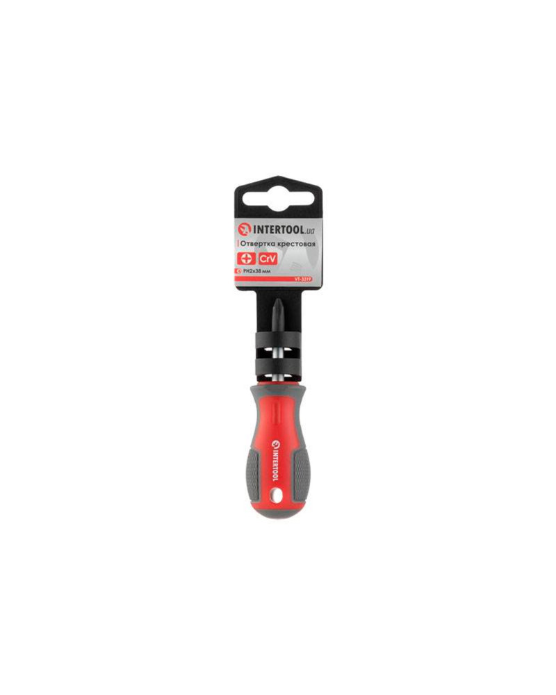 Викрутка Intertool - PH2 x 38 мм Pro (VT-3319)