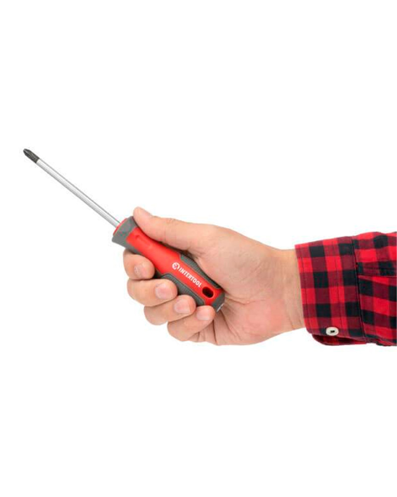 Викрутка Intertool - PZ2 x 100 мм Pro (VT-3333)