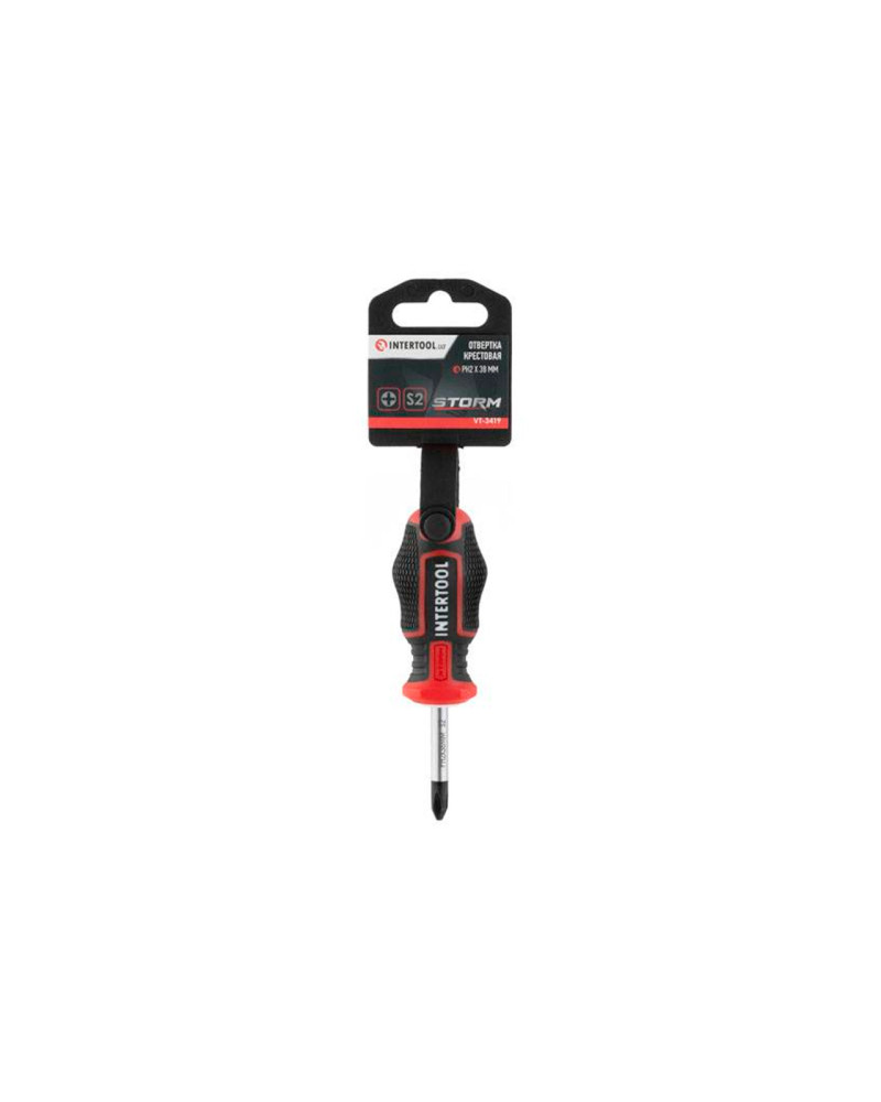 Викрутка Intertool - PH2 x 38 мм Storm (VT-3419)